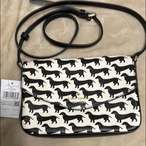 NWT Kate Spade dachshund crossbody